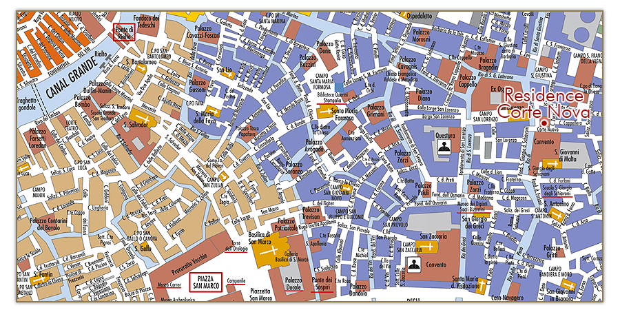 Residence Corte Nova Map
